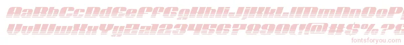 フォントNolocontendrehalfital – ピンクのフォント