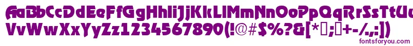 Tenacessk Font – Purple Fonts on White Background