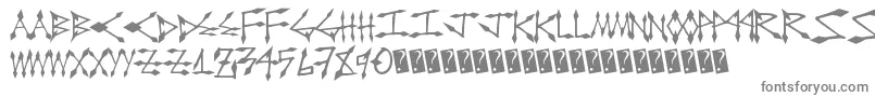 Шрифт Diamondcut – серые шрифты на белом фоне