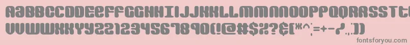 Revertro Font – Gray Fonts on Pink Background