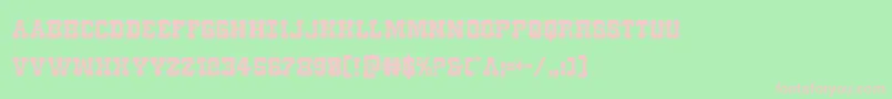 fuente Usmarshalcond – Fuentes Rosadas Sobre Fondo Verde
