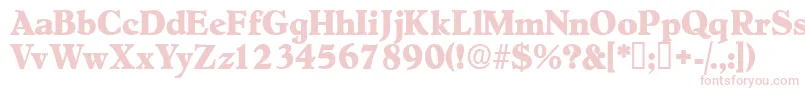 Negotiatdisplayssk-Schriftart – Rosa Schriften