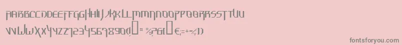 More about Hammt Font Hammt Font – Gray Fonts on Pink Background