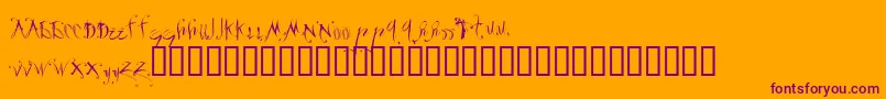 Подробнее о шрифте Velour ffy Шрифт Velour ffy – фиолетовые шрифты на оранжевом фоне