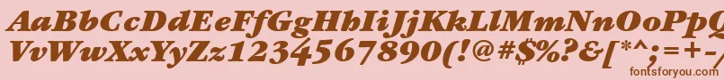 More about GaramondbookcttBolditalic Font GaramondbookcttBolditalic Font – Brown Fonts on Pink Background