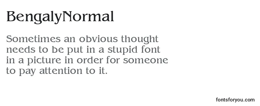 BengalyNormal Font