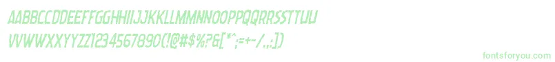 Wormcuisinecondital Font – Green Fonts on White Background