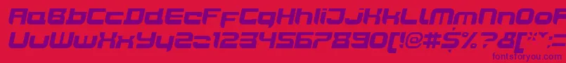 fuente JoyriderBlackitalic – Fuentes Moradas Sobre Fondo Rojo