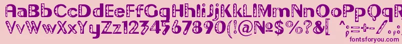 More about GilgongoDoro Font GilgongoDoro Font – Purple Fonts on Pink Background