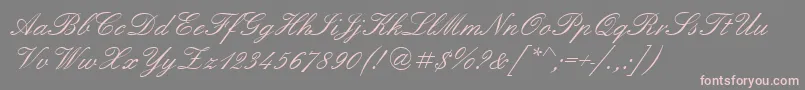 Englshn Font – Pink Fonts on Gray Background