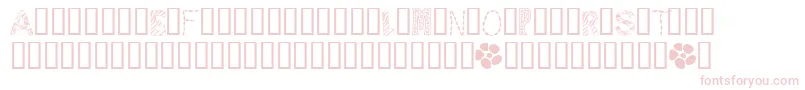 SamplerNumber1 Font – Pink Fonts on White Background