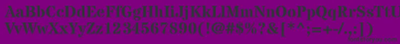 StardosstencilBold Font – Black Fonts on Purple Background