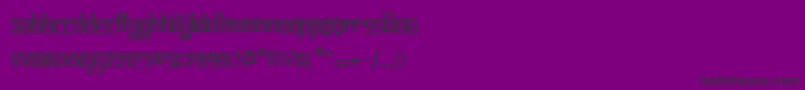 BitlinglipikaRegular Font – Black Fonts on Purple Background