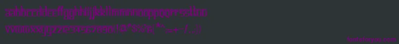 BitlinglipikaRegular-Schriftart – Violette Schriften auf schwarzem Hintergrund
