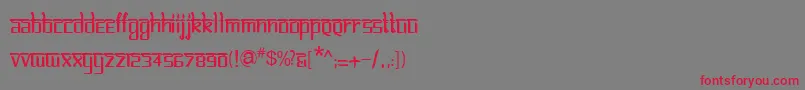 BitlinglipikaRegular Font – Red Fonts on Gray Background