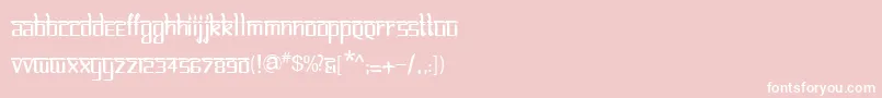 BitlinglipikaRegular-Schriftart – Weiße Schriften auf rosa Hintergrund