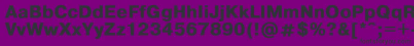 Helvdlbd Font – Black Fonts on Purple Background