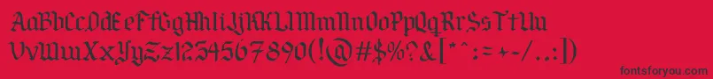 Lisätietoja PorSiempreGРІtica-fontista PorSiempreGРІtica-fontti – mustat fontit punaisella taustalla