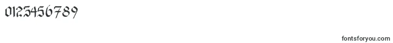 PorSiempreGРІtica Font – Fonts for Numbers and Digits