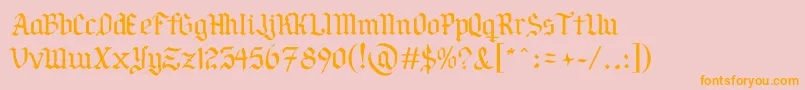 More about PorSiempreGРІtica Font PorSiempreGРІtica Font – Orange Fonts on Pink Background