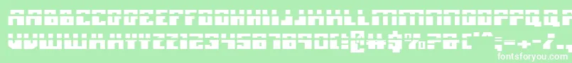 Micronianla Font – White Fonts on Green Background