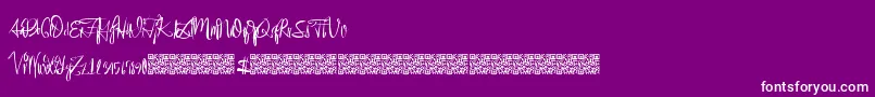 Eventshark Font – White Fonts on Purple Background
