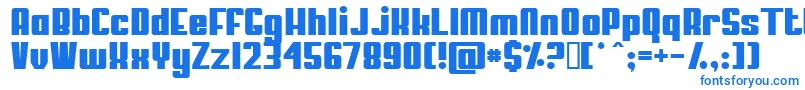 MyPuma Font – Blue Fonts on White Background