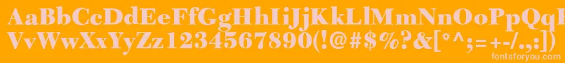 En savoir plus sur la police C651RomanBlackRegular Police C651RomanBlackRegular – polices roses sur fond orange