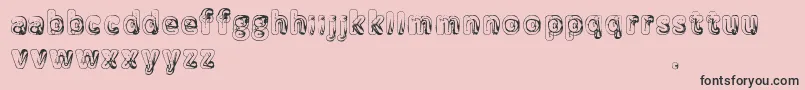 Manenschijn Font – Black Fonts on Pink Background