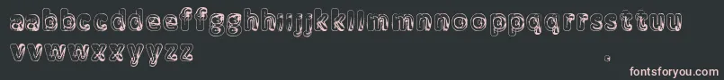 Manenschijn Font – Pink Fonts on Black Background