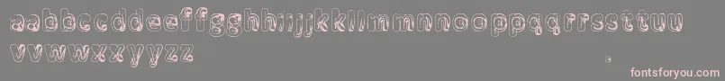 Manenschijn Font – Pink Fonts on Gray Background
