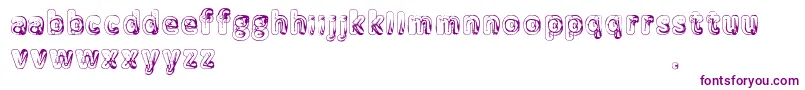 Manenschijn Font – Purple Fonts on White Background