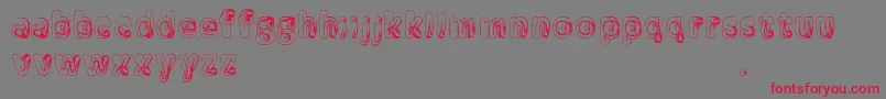 Manenschijn Font – Red Fonts on Gray Background