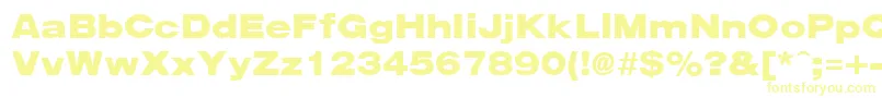 ArenaBlackExtended Font – Yellow Fonts