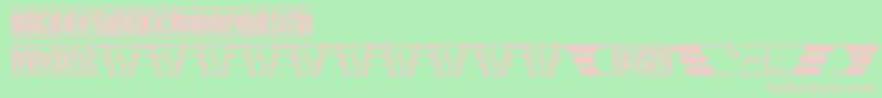 TheJukeBoxFfp Font – Pink Fonts on Green Background