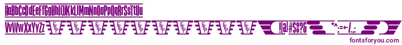 TheJukeBoxFfp Font – Purple Fonts on White Background