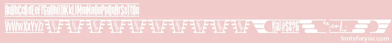 TheJukeBoxFfp Font – White Fonts on Pink Background