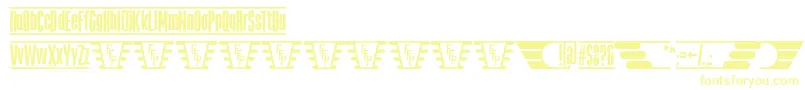 TheJukeBoxFfp Font – Yellow Fonts on White Background