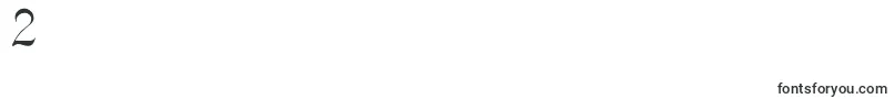 KellybrownRegular-Schriftart – Schriften für die Ziffer 2
