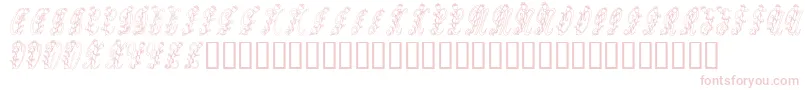 Fonte Tulips – fontes cor-de-rosa