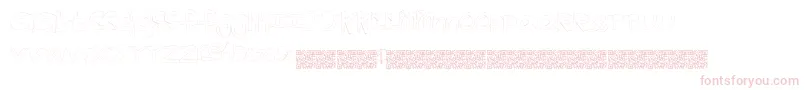 フォントKidsgame – 白い背景にピンクのフォント