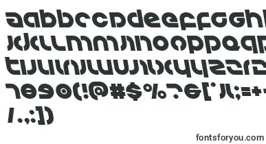Kovacsleft font – high-Tech Fonts
