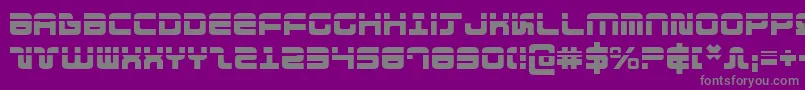 Direktor Laser Font – Gray Fonts on Purple Background