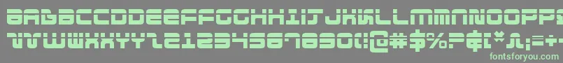 Direktor Laser Font – Green Fonts on Gray Background