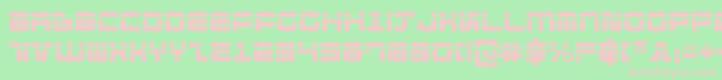 Direktor Laser Font – Pink Fonts on Green Background