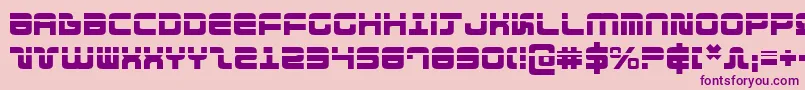 Direktor Laser Font – Purple Fonts on Pink Background