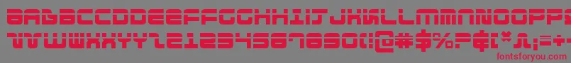 Direktor Laser Font – Red Fonts on Gray Background