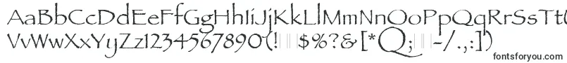 Шрифт PapyrusPlain – тонкие как волос шрифты