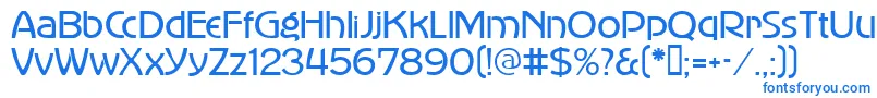 Więcej informacji o czcionce Advertiser Czcionka Advertiser – niebieskie czcionki