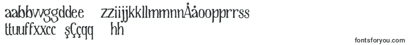 フォントTheworldisyours – ウズベク文字